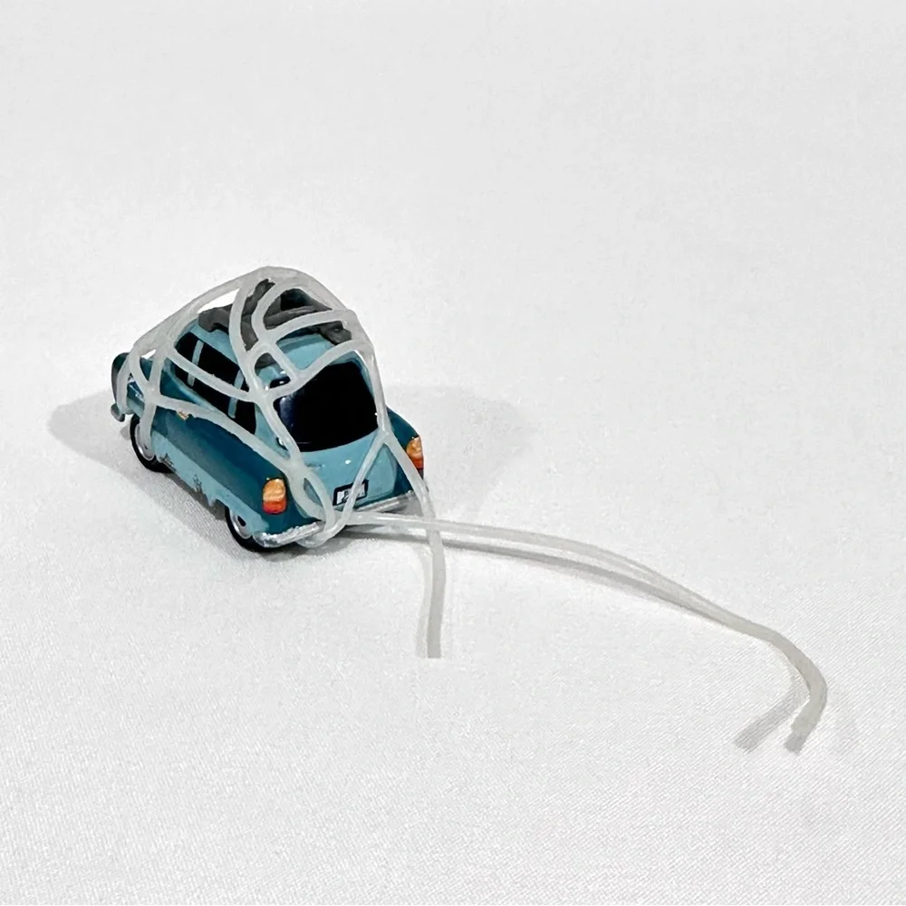 Disney Pixar Cars 2 RARE Captured Professor Z with Netting Die-cast Mattel